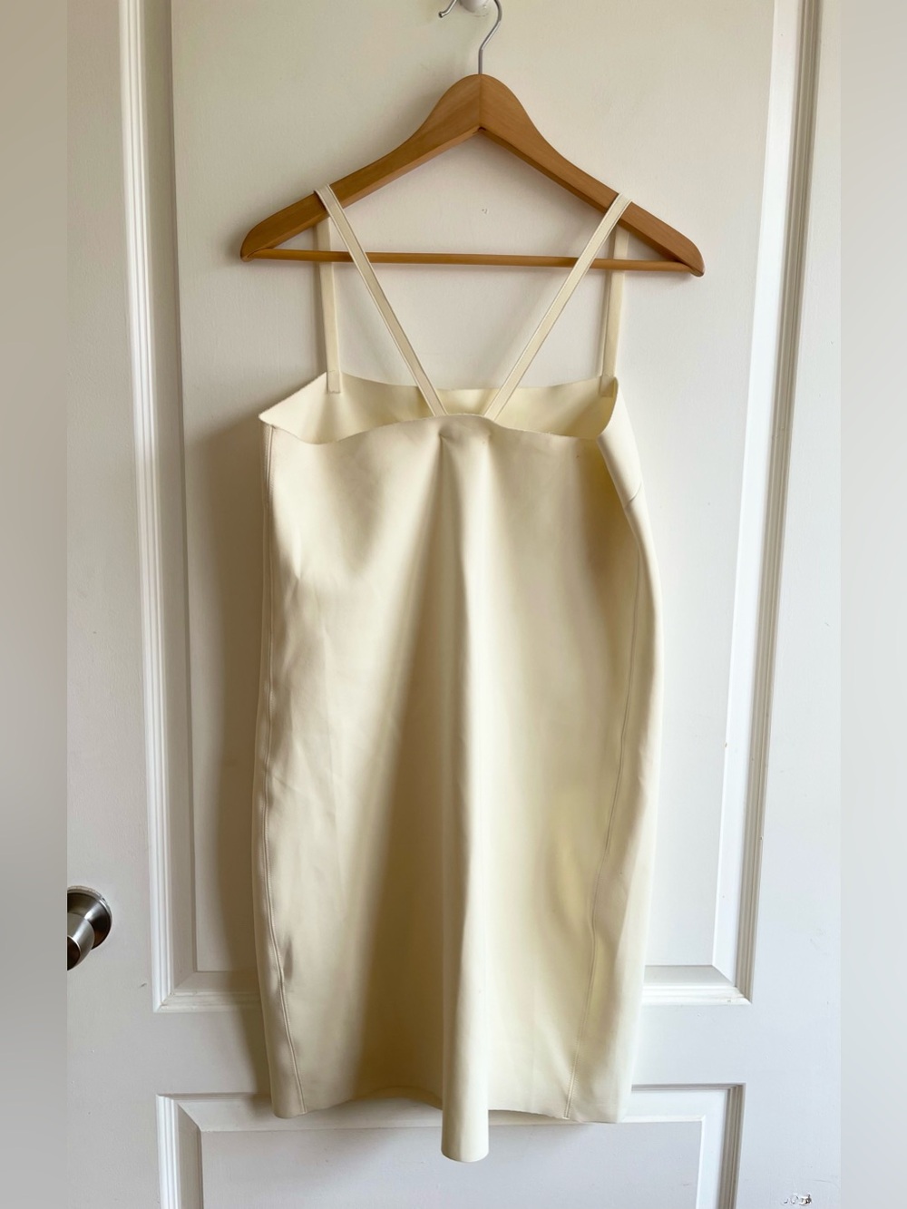 Helmut Lang Neoprene Tank Dress Size L Boxy Minimalist READ - Picture 2 of 10